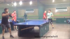 Gio Vs Lasha Warm Up For Table Tennis Without Age 2018 Table Tennis Table Warmup