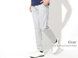 ネイビー グレー スウェットテーパードトラウザーズパンツ 日本製 biz メンズビジネスカジュアル ビジカジ 通販 グレー スウェット メンズスウェットパンツ メンズ スタイル