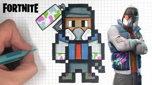 Tuto Pixel Art Graffeur Skin Fortnite Youtube