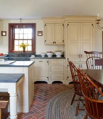 If you have space, an aga will suit a cream country kitchen perfectly. Country Kitchen In Red And Cream Town Country Living