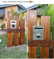 Our letterbox faceplates improves the appearance of any home, office or building making a lasting impression on customers and guests and really giving them a talking point when they get there. Custom Timber Letterboxes Sunshine Coast Posts Facebook