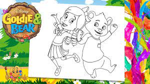 Click the happy goldie and bear coloring pages to view printable version or color it online compatible with ipad and android tablets. Coloring Goldie And Bear Goldie Jack A Bear Coloring Pages Coloring Book Youtube