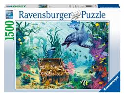 Enjoy putting together this 1500 piece puzzle by ravensburger named carnival of dreams. Ravensburger Dolphin Treasure Jigsaw Puzzle 1500 Piece Buy Online In Angola At Angola Desertcart Com Productid 4184302
