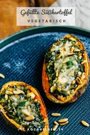 Gefullte Susskartoffel Ein Variantenreiches Essen Rezept Gefullte Susskartoffeln Rezepte Susskartoffel