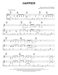 I don't want your money. Happier Ed Sheeran Guitar Chords Ed Sheeran Thinking Out Loud