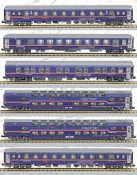 Shop acme 55187 öbb nightjet en 295/40295 at the scuderia 46. Obb Ep Vi Nightjet En470 6 Car Set Model Train Hobbysearch Model Train N Store