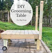 Diy Grooming Table For Big Dogs In 2021 Dog Grooming Salons Diy Dog Stuff Dog Grooming