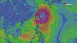 Vídeo de timelapse mostra tufão Bavi avançando em direção a Taiwan