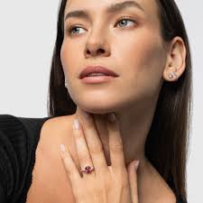 Peridot 14K Rose Gold 3 Stone Cushion Cut Duchess Engagement Ring