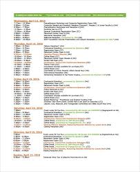 Examples Of Conference And Conventions Programs Google Search Event Planning Template Timetable Template Event Schedule