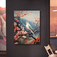 Tablou Canvas - White Bird – The Print Studio