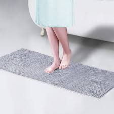Target has a wide range of rugs and mats for your bathroom. Xiyunte Luxury Chenille Bathroom Rug Mat 47 24x19 7inch Extra Soft And Absorbent Shaggy Bath Rugs Non Slip Bath Mats For Bathroom Bedroom Kitchen Machine Washable Quick Dry Bathmat Floor Mats Buy Online In Saint