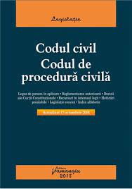 Legislaţia cu privire la procedura civilă stabileşte modul de judecare a pricinilor ce izvorăsc din raporturile juridice civile, economice, de muncă, de familie, a. Codul Civil Codul De Procedura Civila Actualizat 17 Octombrie 2018 Editura Hamangiu