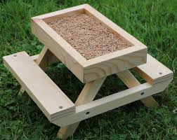 Chicknic Table Al Fresco Table For Four Chicken Bird Or Etsy In 2020 Chickens Backyard Wooden Bird Feeders Chicken Bird