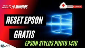 The epson stylus photo 1400 inkjet printer prints high quality prints of up to 13 x 19. Epson Printer Reset Software 1410