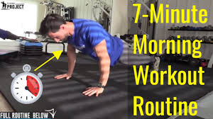 7 Minute Morning Workout Routine For Men Boost Your Metabolism