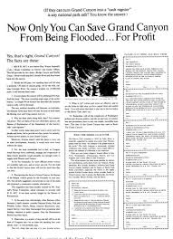 Now Only You Can Save Grand Canyon From Being Flooded For Profit About Me Blog Catastrophic Events Ads