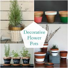 Maybe you would like to learn more about one of these? Decorative Flower Pots Organize And Decorate Everything