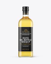 Clear Glass Olive Oil Bottle Mockup In Bottle Mockups On Yellow Images Object Mockups