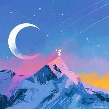 Lucy Zhang On Twitter Anime Scenery Wallpaper Falling Stars Star Illustration