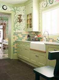 paint colors for green kitchens