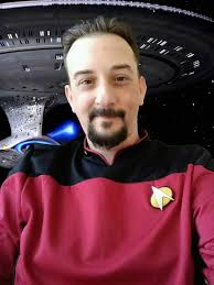 Star Trek fan sharing childhood memories