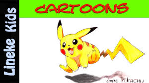 Teken er twee kleine hoektanden onder. Super Cute Pikachu Pokemon Manga Tekenen Youtube