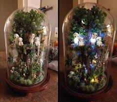 Beautiful Handmade Terrarium Inspired From The Movie Princess Mononoke By Hayao Miyazaki We Can Find Here L Hobby Handwerk Bastelarbeiten Prinzessin Mononoke