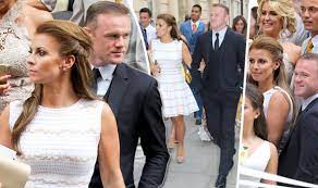 Wayne rooney claims he was blackmailed over pictures of himself asleep in a hotel room with three women. Coleen And Wayne Rooney Feel The Romantic Vibe At Celebrity Packed Showbiz Wedding Celebrity News Showbiz Tv Express Co Uk