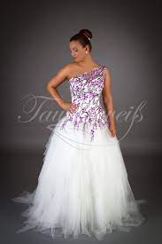 Maybe you would like to learn more about one of these? Brautkleid Tw0044b Aus Tull Mit Lila Applikationen
