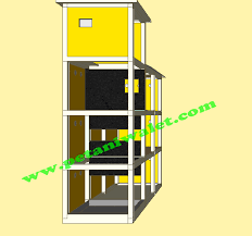 Tinggi rumah monyet 3 meter. Desain Gedung Walet Ukuran 4x12 M Lengkap Petani Walet
