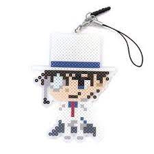detective conan kid the phantom thief iron beads style strap anime toy cospa strap detective conan hama beads design diy perler beads iron beads