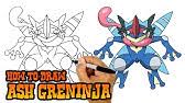 Pokemon kleurplaat m greninja ash greninja pokemon sun and moon printable coloring page welkom op kleurennu de grootste gratis kleurplatenwebsite van nederland nannette kaczmarek. How To Draw Greninja Pokemon Youtube