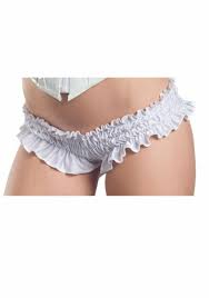 These girls in itty bitty short shorts are so smokin' hot they should be locked up! White Mini Ruffled Booty Shorts Womens Sexy Adult Halloween Costume Xlarge Costumeville