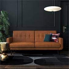 Choose from contactless same day delivery, drive up and more. Dhp Nia Modern Adjustable Faux Leather Futon Sofa Bed In Camel Tan Dz37533