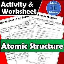 Atomic Structure Worksheet Powerpoint And Activity Atomic Structure School Worksheets Atom