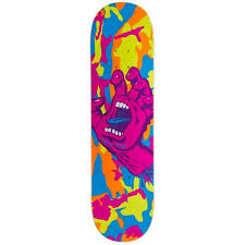 Santa Cruz Screaming Hand Camo Wide Tip Skateboard Deck 8 375 Santa cruz screaming hand 10 preissue shaped skateboard deck jim phillips rare. santa cruz screaming hand camo wide tip skateboard deck 8 375