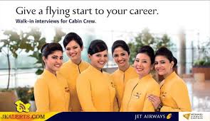 Between 18 and 27 years minimum height: Walk In Interviews For Jet Airways Cabin Crew Venue Jammu Jkalerts Jk Updates