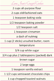 Lara Jean S Cowgirl Cookies Lara Jean Cowgirl Cookies Backing Recipe