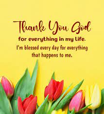 100+ Thank You God Messages And Quotes - Wishesmsg