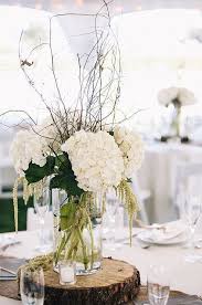 Rustic White Wedding Reception Centerpiece Wedding Reception Centerpieces Flower Centerpieces Wedding Rustic Wedding Centerpieces