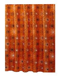 Amazon Com Halloween Glow In The Dark Shower Curtain Spider Web Bathroom Decoration Home Amp Halloween Shower Curtain Halloween Bathroom Dark Shower Curtain