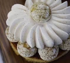 Classic St Honore Vanille By Chef Cedric Grolet Cedricgrolet Puff Pastry Choux Vanilla Pastry Cream Vanilla Praline And Vanilla C Pralines Pastry Food