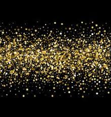 Black And Gold Glitter Background Free Gold Sparkles On Black Background Gold Glitter Vector Image On