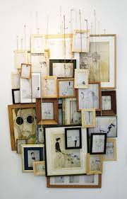 17 Totally Untraditional Unique Ways To Hang Pictures On Your Wall Decor Retro Home Decor Wall Decor