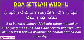 Doa Sebelum Dan Setelah Wudhu Lengkap Latin Dan Artinya Yang Sahih