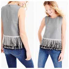 Vind fantastische aanbiedingen voor crew knit. J Crew Tops Jcrew Knit Top With Fun Fringe Poshmark