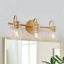 8.625h x 21.625w, with industrial style elements, olde bronze finish, uhp2143 from the bridgeport collection by urban ambiance 50 bronze vanity light, 8.625h x 21.625w $141 Mooreland 3 Light Vanity Light Light Fixtures Bathroom Vanity Vanity Lighting Vanity Light Fixtures