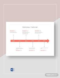 personal timeline template word net templates insert excel