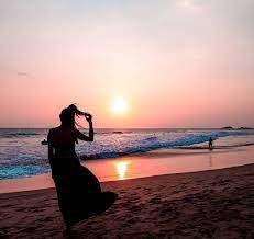 Once Someone Suggested Me Buy A Cottage Close By The Sea Yeah I Want To Live On The Beach I Ll Be Watching The Sunset Every Evening Sunset Beach Cottage